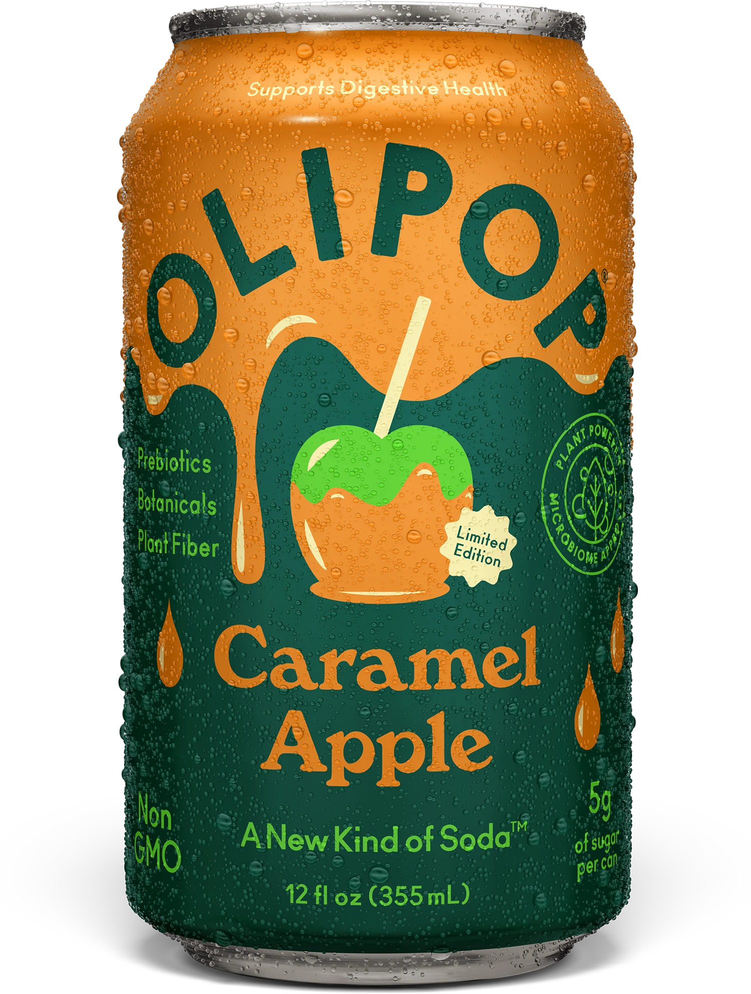 OLIPOP Caramel Apple soda